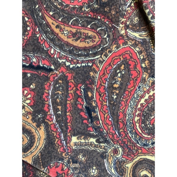 Paisley Velvet Mini Skirt Andrea Jovine Vtg 80/90s Cool Girl Psychedelic Funky - Picture 7 of 7